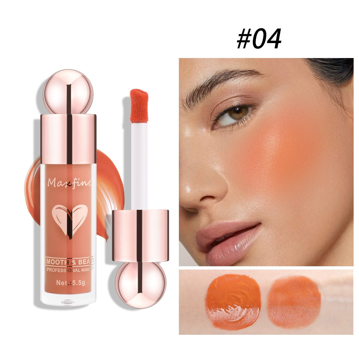 Blush Liquido Trucco Effetto Naturale
